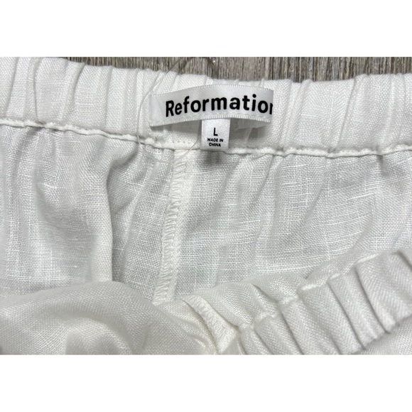 Reformation Olina Tie Waist Pants Size Large - Picture 3 of 6
